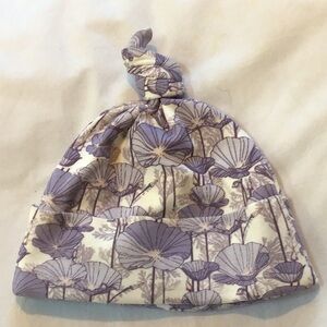 Kate Quinn Lavender Poppies Hat - 6-12m